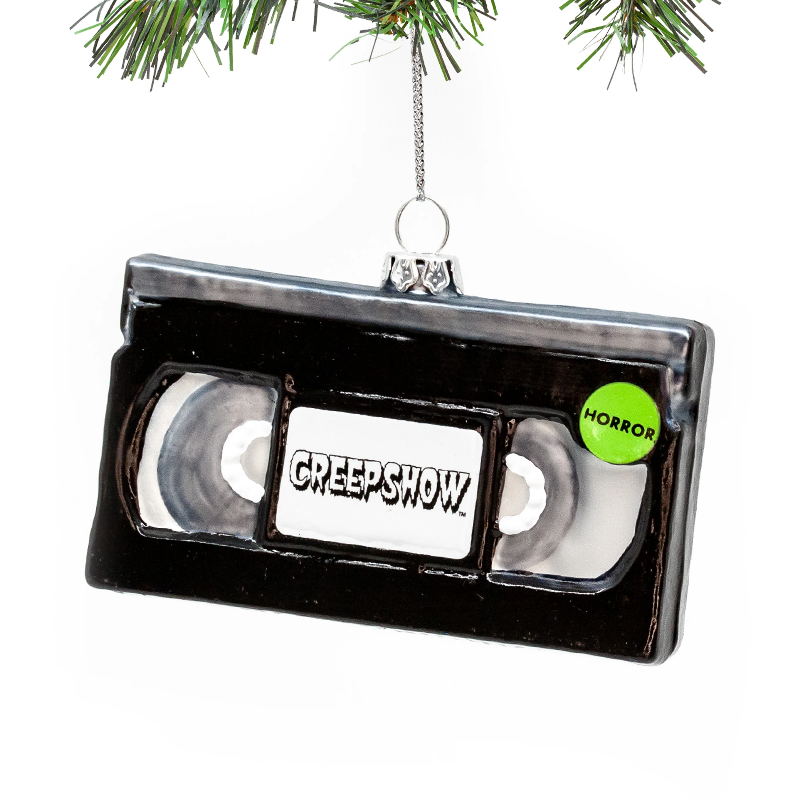 Creepshow VHS Glass Ornament