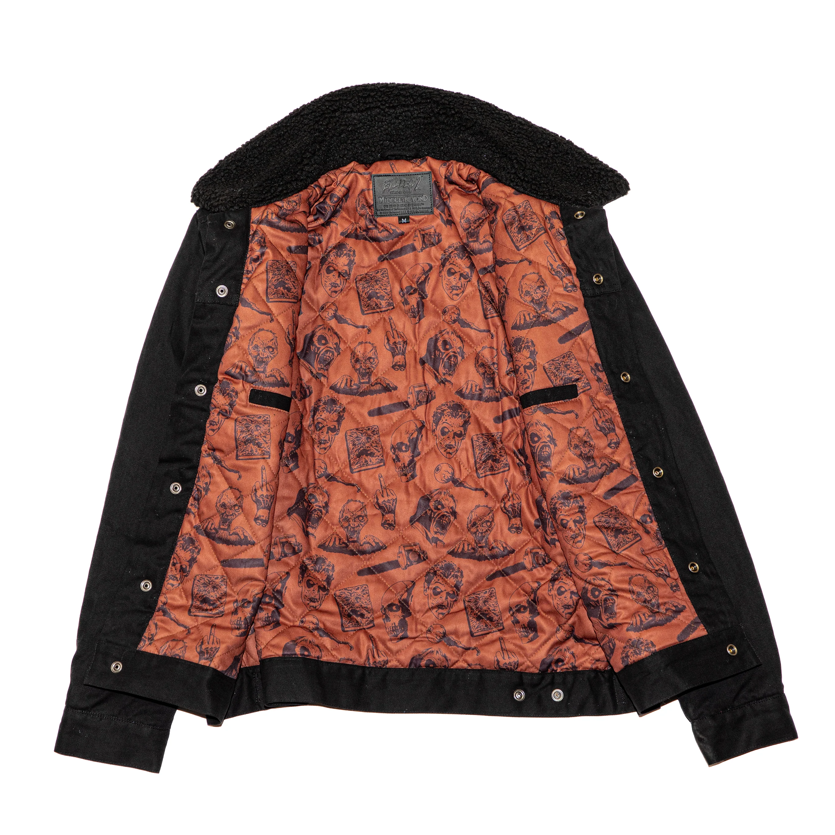 Evil Dead 2 Sherpa Collar Jacket - Image 3