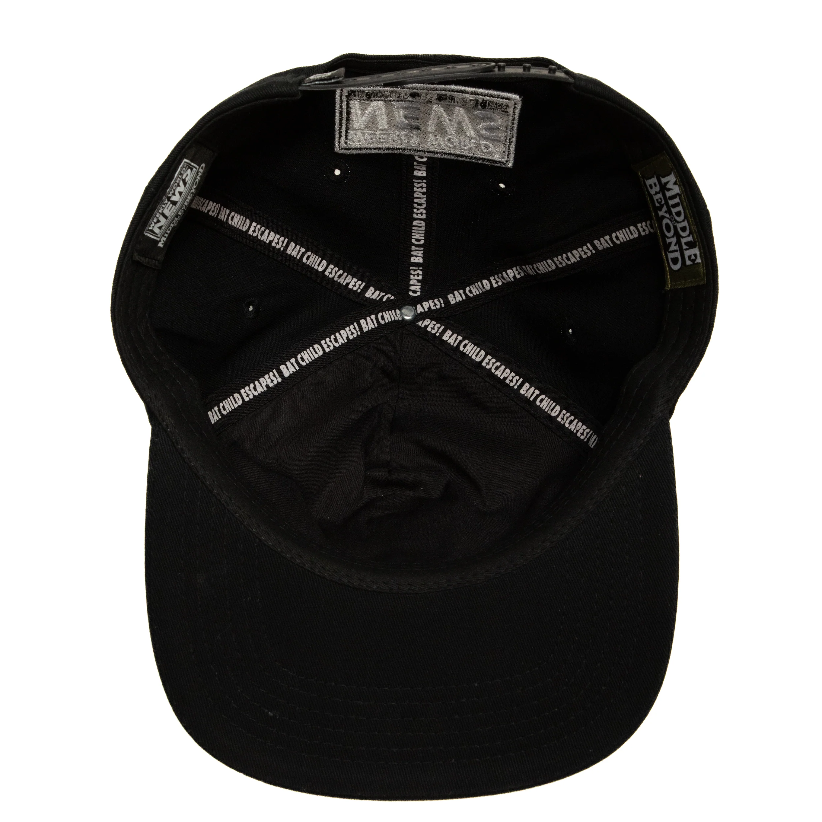 Weekly World News Bat Boy Snapback Hat - Image 3